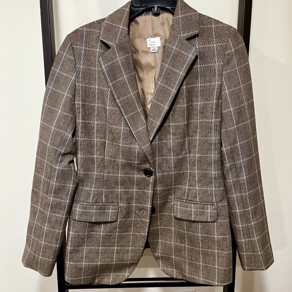 Plaid Blazer